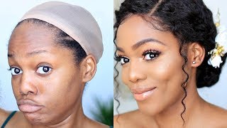 Full BASIC TO BOMBSHELL: HOW TO DO BRIDAL HAIR & MAKEUP ft Myfirstwig News