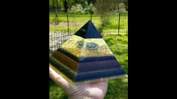 Large Pentagonal Flower of Life Orgone Pyramid