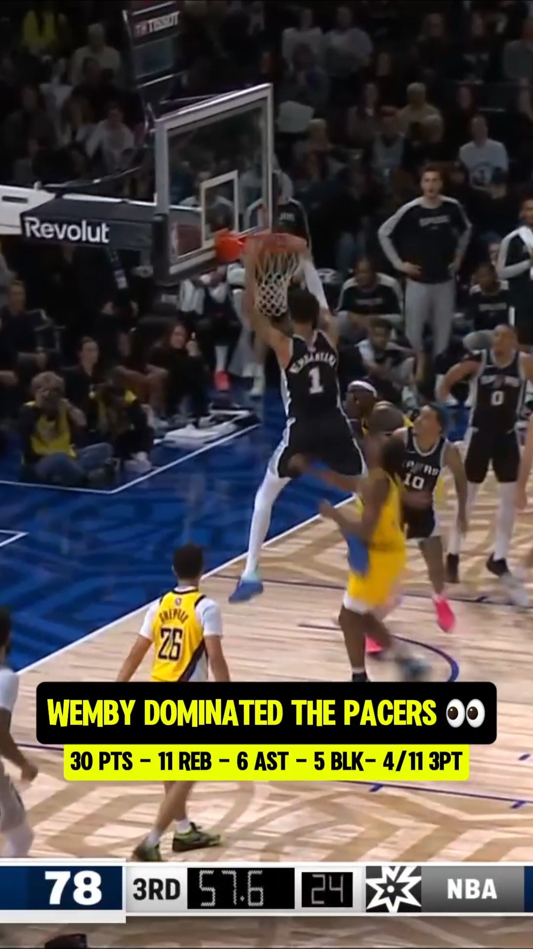 Wemby is literally a CHEAT CODE?
