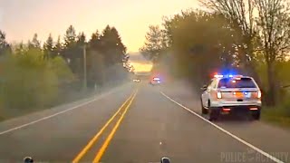 Dashcam Video Captures Dallas Police Chase Of Stolen Car