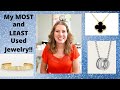 TOP 10 MOST AND LEAST USED JEWERLY PIECES!!!