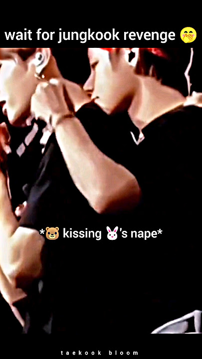 Jungkook's revenge 😈 was hot 😳⁉️ after Taehyung teased him #shorts #taekook #ytshorts