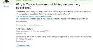 Why is Yahoo Answers not letting me post any questions?  YAHOO CENSORSHIP