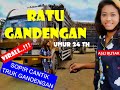 SOPIR CANTIK TRUK GANDENGAN MUAT TEBU DI PG KREBET BARU, BEAUTIFUL TRAILER TRUCK DRIVER