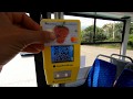 Как оплатить бесконтактно на терминале в автобусе. Bus ticket.