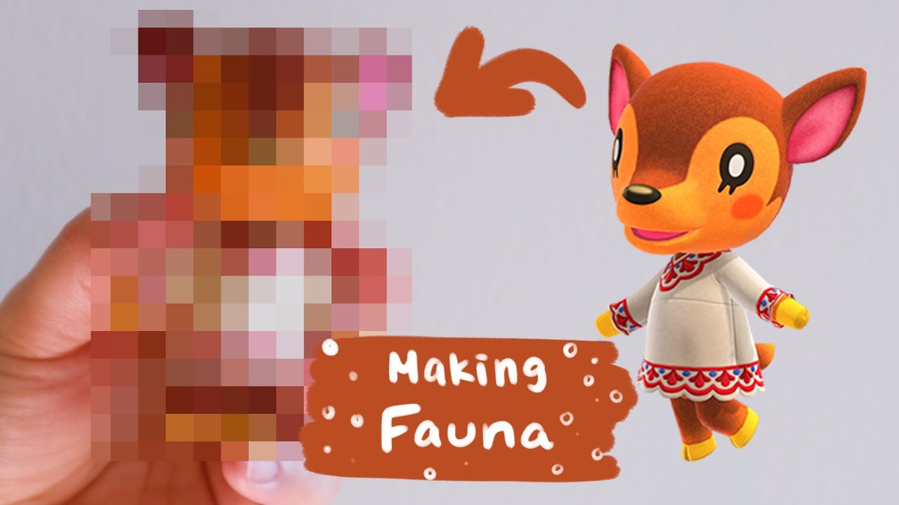 Animal Crossing: Fauna | Polymer Clay Figurine