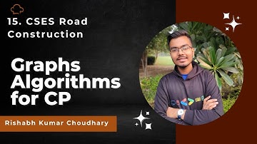 15. Problem on Spanning Trees | Graph Algorithm For CP | CSES Road Construction