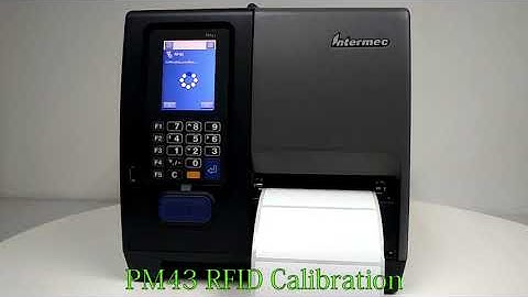 Honeywell PM43 RFID Calibration