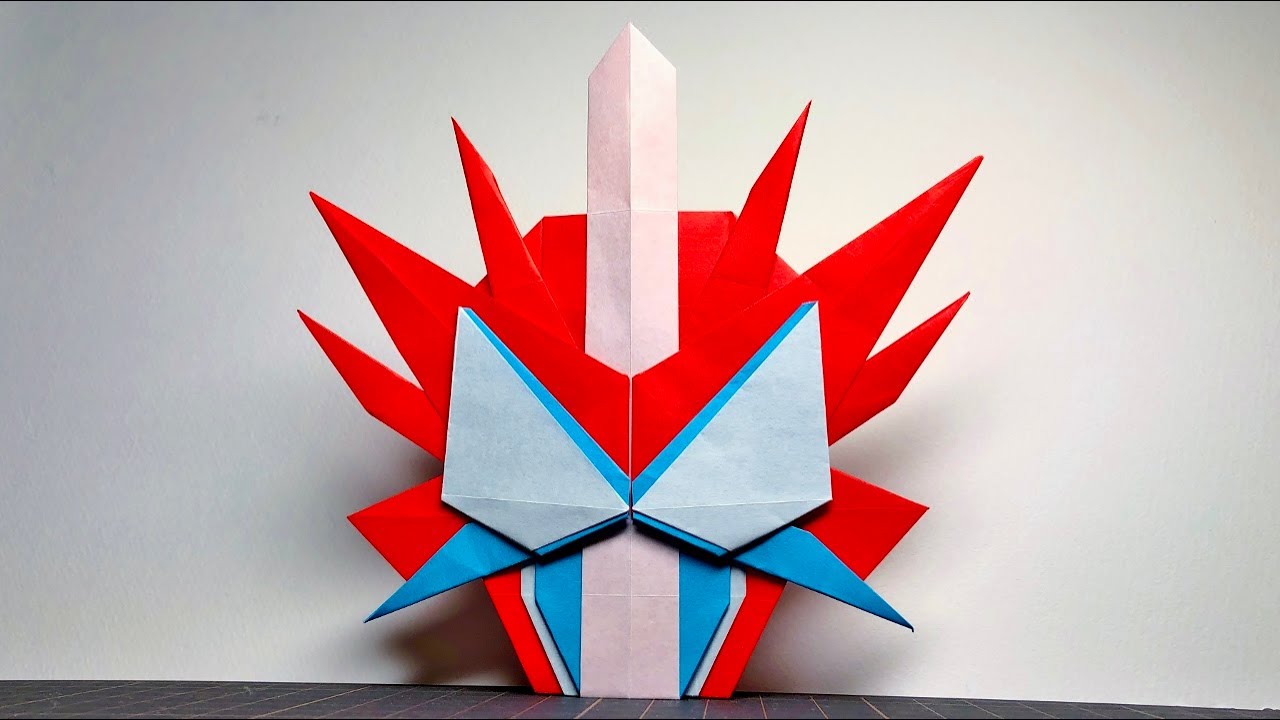 セイバー折り紙 仮面ライダーセイバー エレメンタルプリミティブドラゴン Origami Kamen Rider Mask Youtube