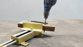 How To Make A Bench Vise | Homemade Bench Vise Without Threaded Rod