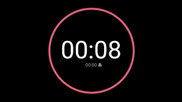 8 Second Countdown Timer / iPhone Timer Style