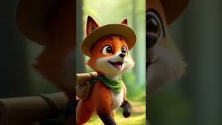 The Little Fox & The Magic Forest 🌈🦊 | Heartwarming Animated Story for Kids #shorts