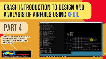 Design and analysis of airfoils using XFOIL - Part 4