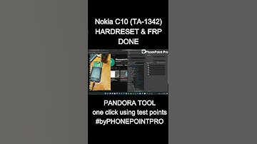 Nokia C10 (TA-1342) HARDRESET & FRP DONE ONE CLICK | PANDORA TOOL | full video link