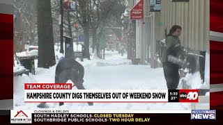 Aftermath of the winter storm for Northampton residents