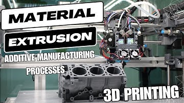 Unveiling 3D Printing: Exploring Material Extrusion in Additive Manufacturing #3dprinting #learn