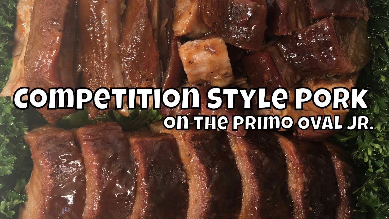 Competition Style Pork Butt 180 Pork Butt on Primo Oval Jr. YouTube