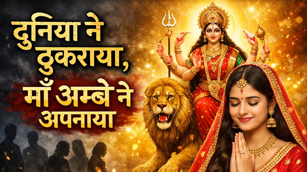 दुनिया ने ठुकराया, माँ अम्बे ने अपनाया | Emotional Maa Bhajan | Heart Touching Devi Bhakti Song | Ka