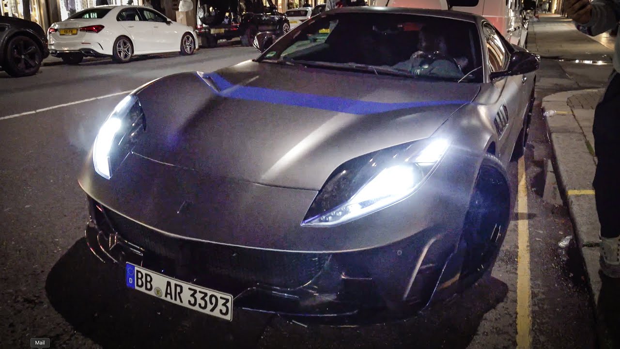 Chelsea Footballer Rüdiger driving $500k MODIFIED FERRARI in London!!