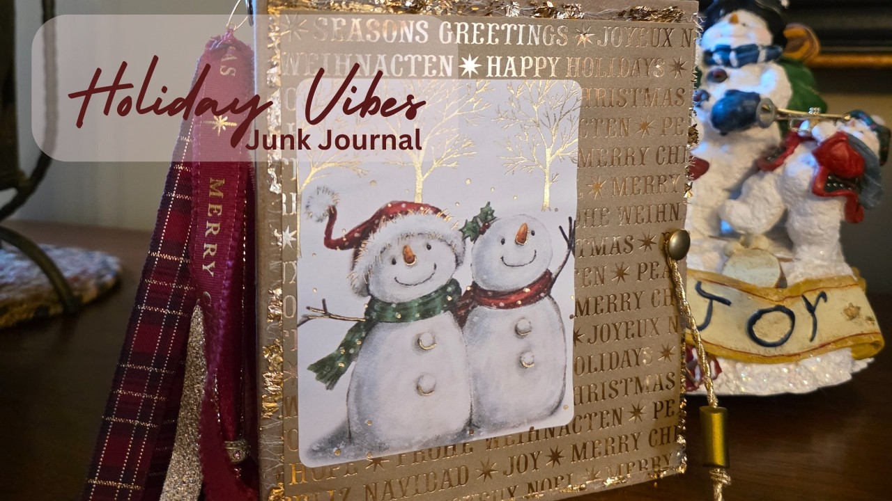 Праздничный дневник в стиле «джанк-дневник» — попробуйте французские двери и многослойные страниц...