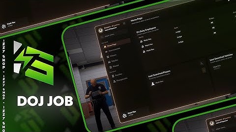 FiveM | Advanced Doj Job Script [ESX & QBCore & QBOX]