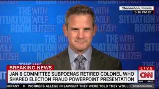 Rep. Kinzinger On CNN: Jan. 6 Investigation, Combatting Misinformation, Future of GOP