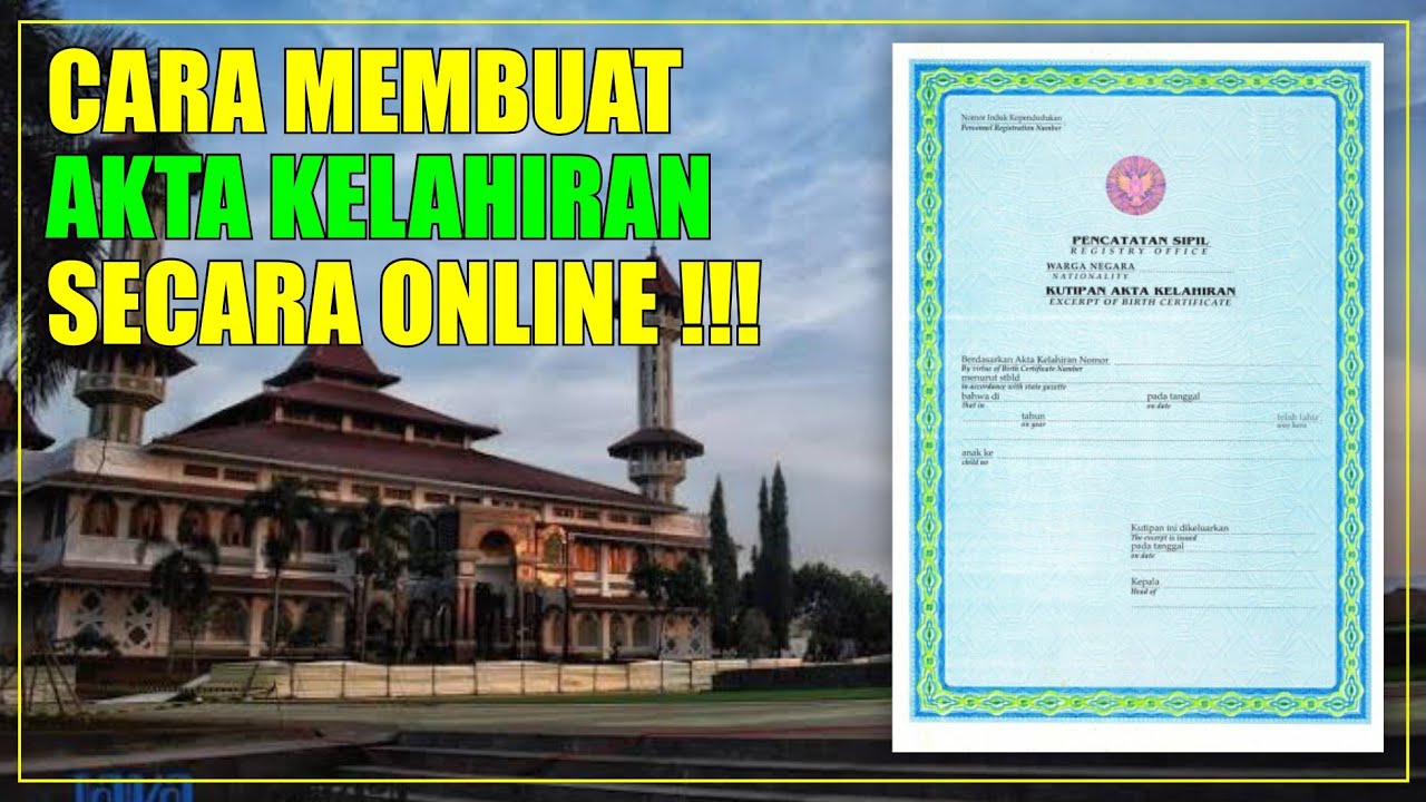 CARA MEMBUAT AKTA KELAHIRAN SECARA ONLINE TERBARU | SIMPELAKU KABUPATEN