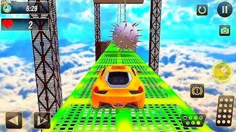 Real Taxi Car Stunts 3D Impossible Ramp Car Stunt Game - Android GamePlay #1