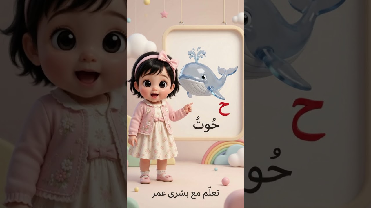 مرحبًا بكم في عالم الحروف، حيث يصبح التعلم متعة كل يوم! حرف الحاء #تعليم_الأطفال #اطفال #abc