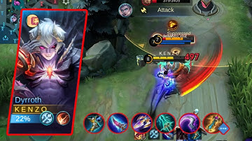 DYRROTH BEST GUIDE TO RANK UP FASTER IN 2025! NEW WTF IMMORTAL GOD BUILD IN JUNGLE LANE MLBB