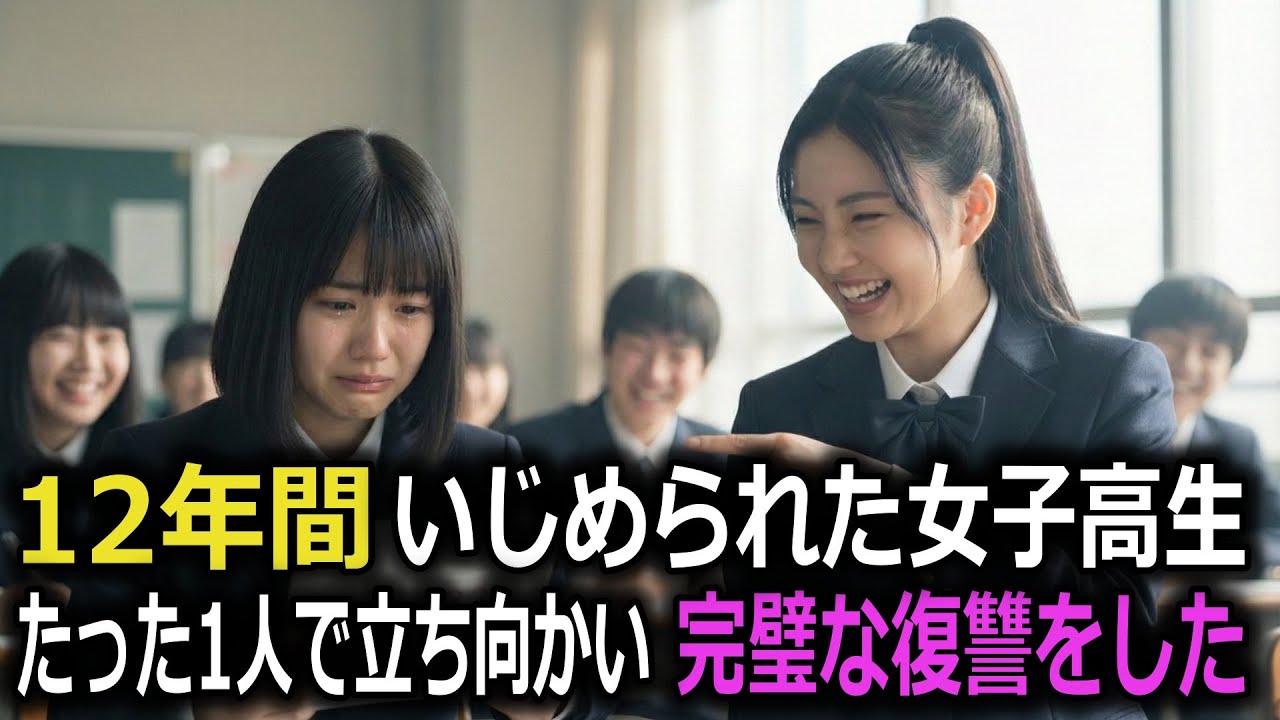 12年間いじめられ続けた女子高生。誰も助けてくれないから、私一人でまとめて強烈な仕返しをする！