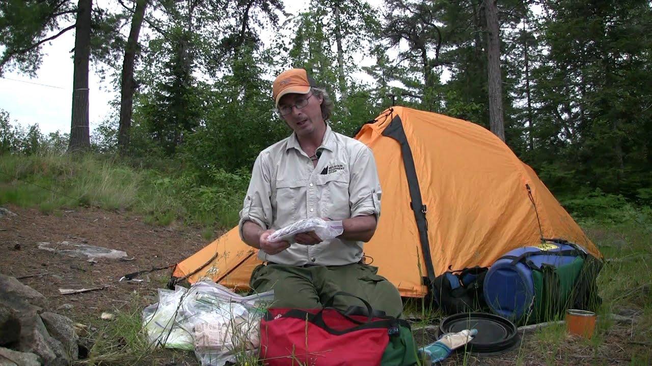 Cooking with Kevin packing food for a canoe trip YouTube