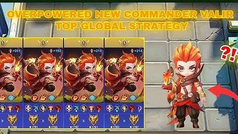 VALIR COMMANDER STRATEGY - MYTHICAL GLORY TOP GLOBAL - BEST SYNERGY COMBO - MAGIC CHESS GO GO
