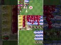 PvZ2 - Plants Level 1, Level 5, Level Max vs Fast Zombies