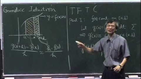 Lec27 微積分(一) 第五章　Integrals