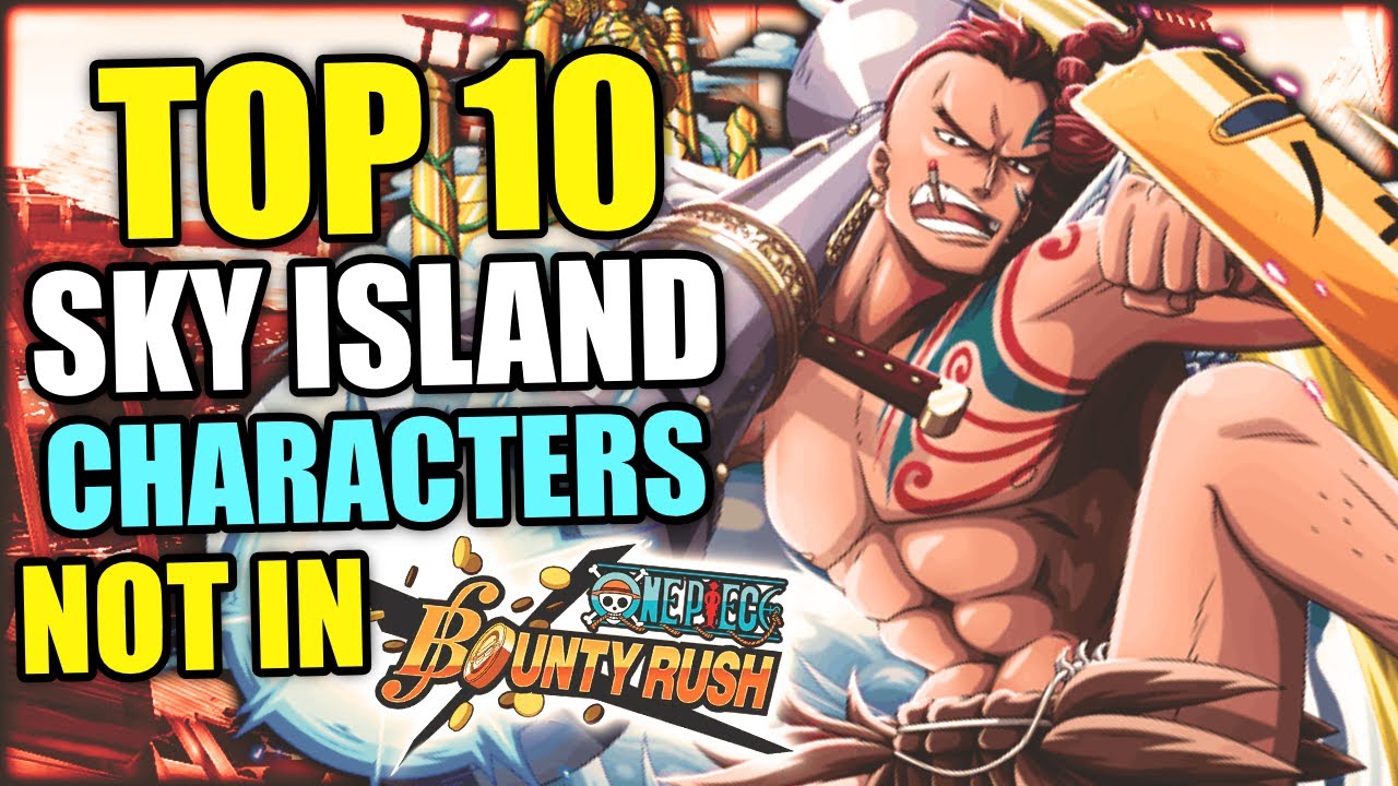 10 SKY ISLAND CHARACTERS NOT IN OPBR w/THE CHEF