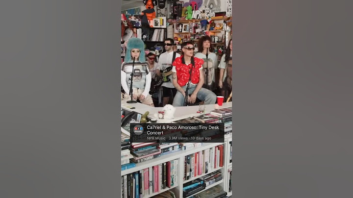 VIRAL Tiny Desk vs. Original Songs?! 😳😮‍💨 #tinydesk #ca7riel #pacoamoroso