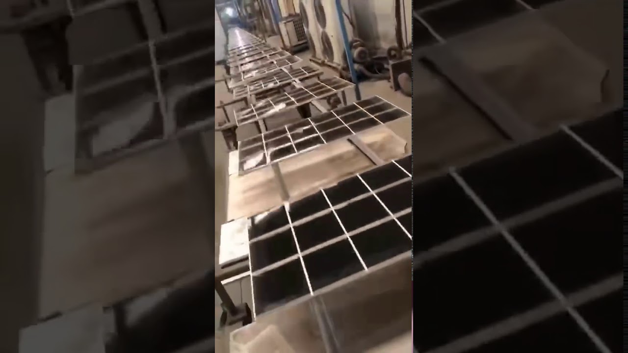 squae grid18pcs mould Black 30x60cm ceramic wall tile