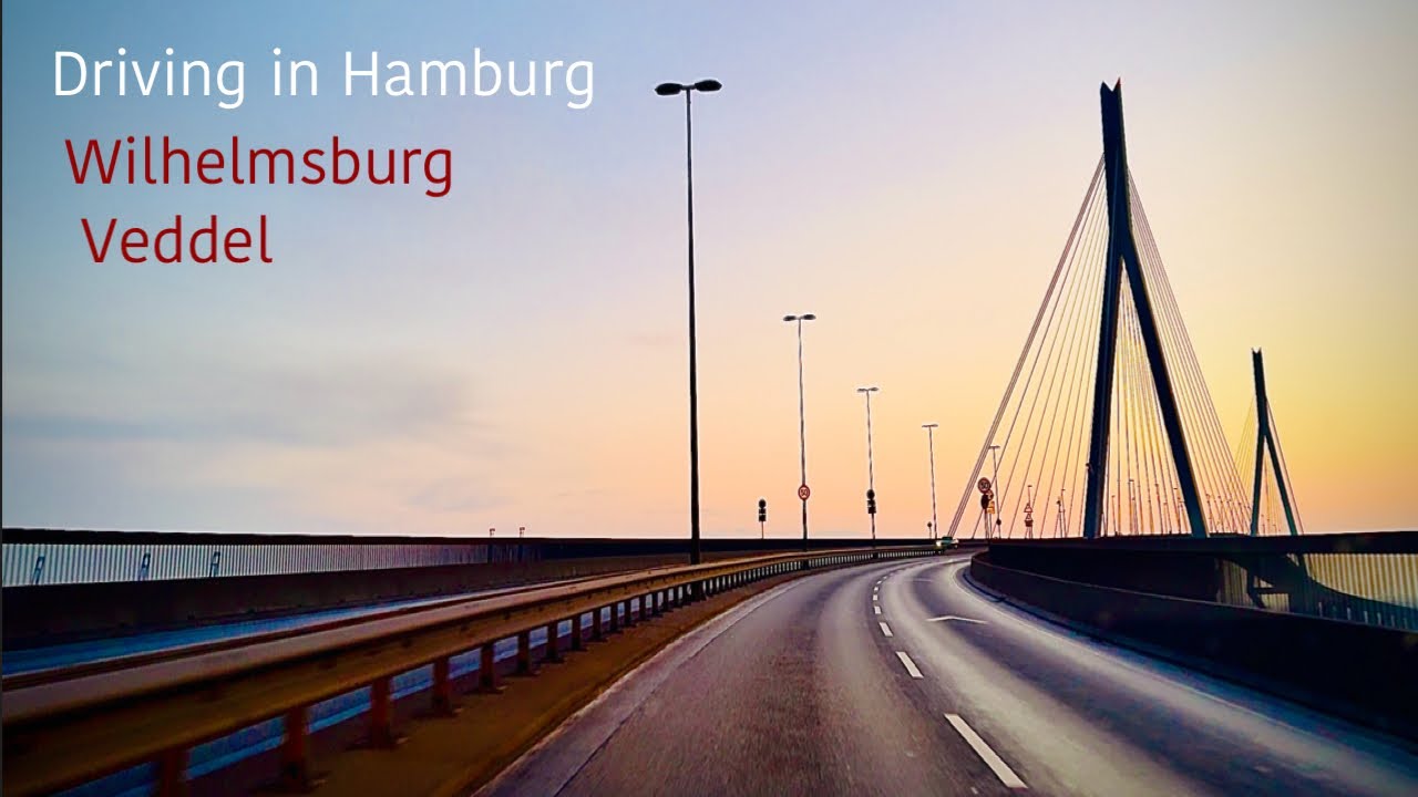 DRIVING IN HAMBURG *[WILHELMSBURG ➡️ VEDDEL]**[4K]*