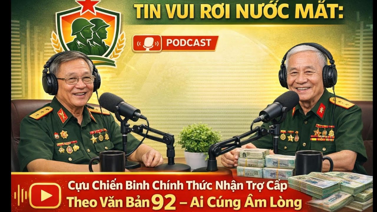 Tin Vui Rơi Nước Mắt: Cựu Chiến Binh Chính Thức Nhận Trợ Cấp Theo Văn Bản 92 – Ai Cũng Ấm Lòng