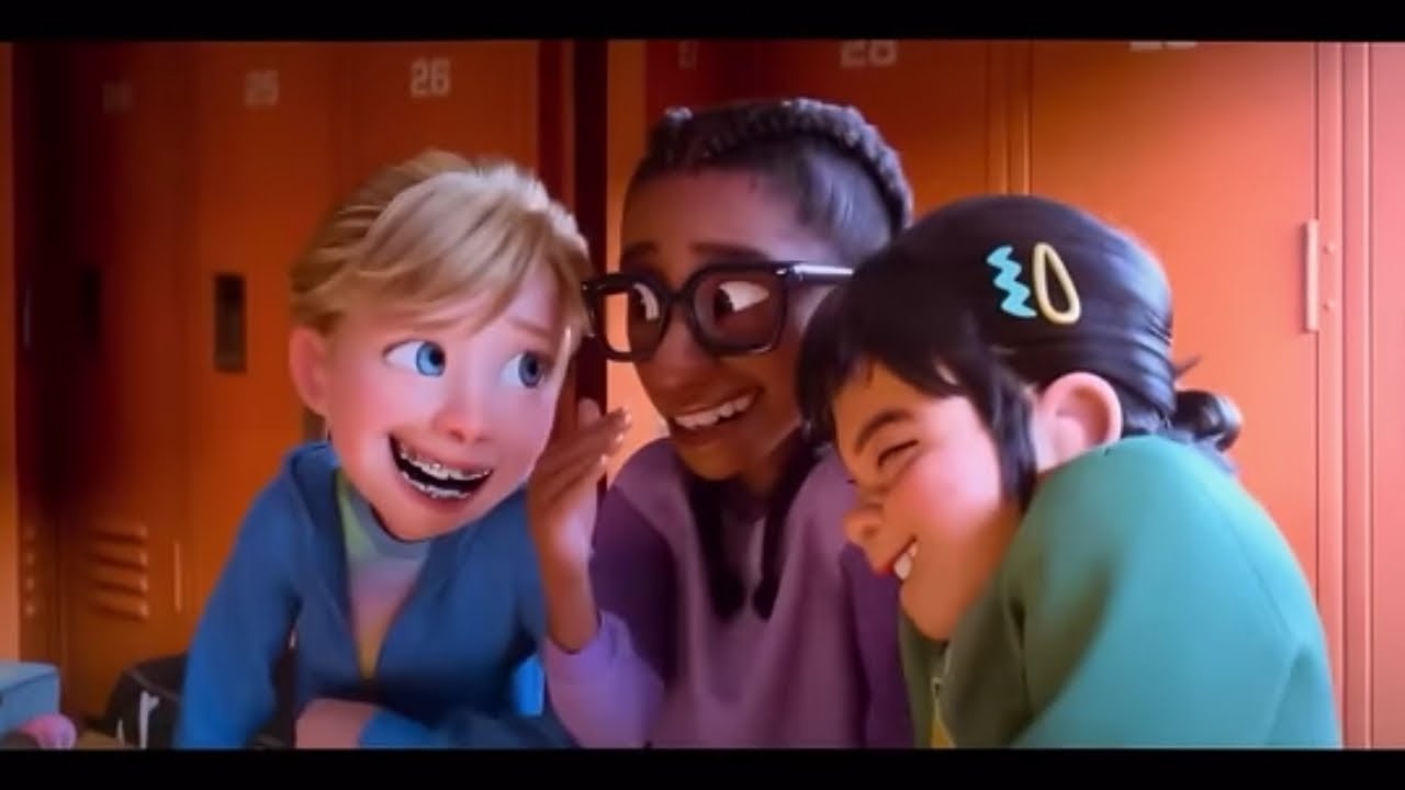 Inside Out Riley And Friends inside Out 2 movie clip , Riley with her friends - YouTube