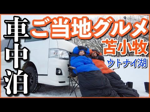 【車中泊】苫小牧【道の駅ウトナイ湖】と シマエナガ【ヒヌマフウフ】に会いました😊 苫小牧ご当地グルメ