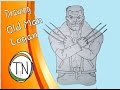 A small tribute to Hugh Jackman. Drawing Old Man Logan with Timelapse