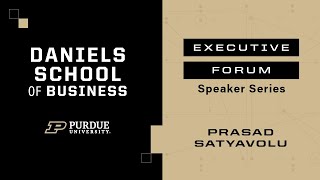 Executive Forum: Prasad Satyavolu
