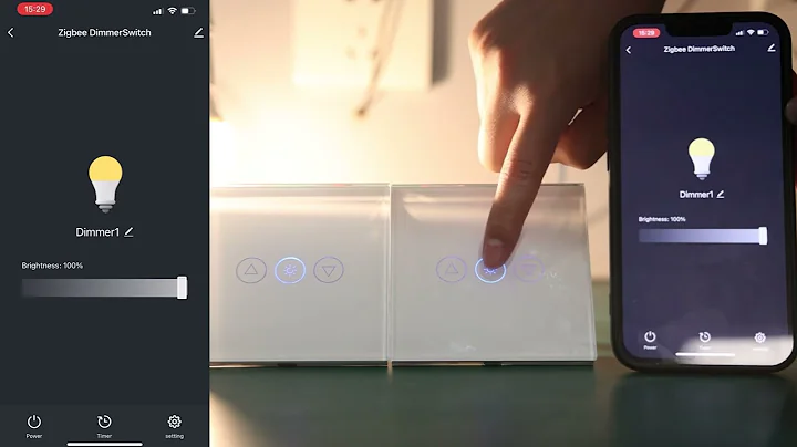 zigbee dimmer switch 1gang 2way