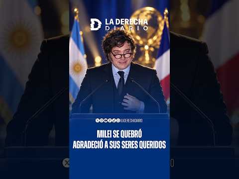 🇦🇷 Milei se quebró al hablar de quienes lo acompañan en su batalla política