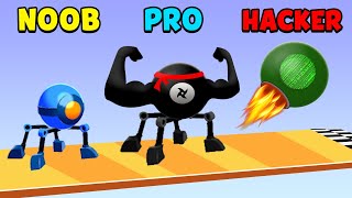 NOOB vs PRO vs HACKER - Rolly Legs screenshot 2