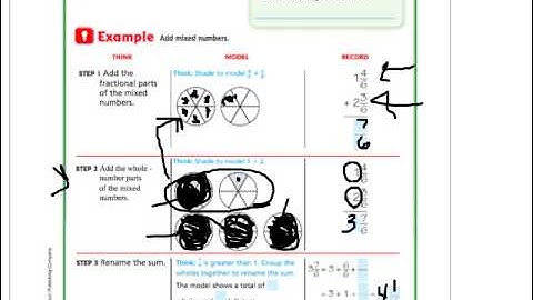 Go Math 7.7 Add and Subtract Mixed Numbers