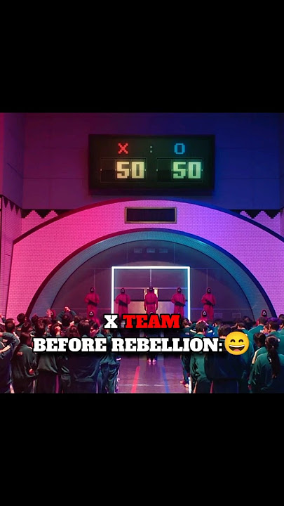 TEAM X BEFORE/AFTER REBELLION: #squidgame3 #squidgame