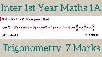 #Inter 1st Year Maths 1A Trigonometry@maths naresh eclass